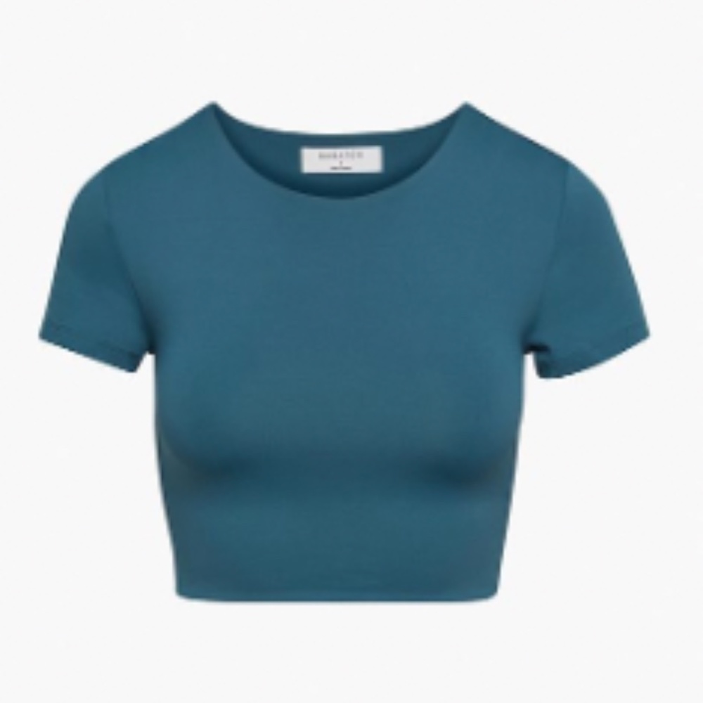 Baboon Contour Crew Cropped T-shirt